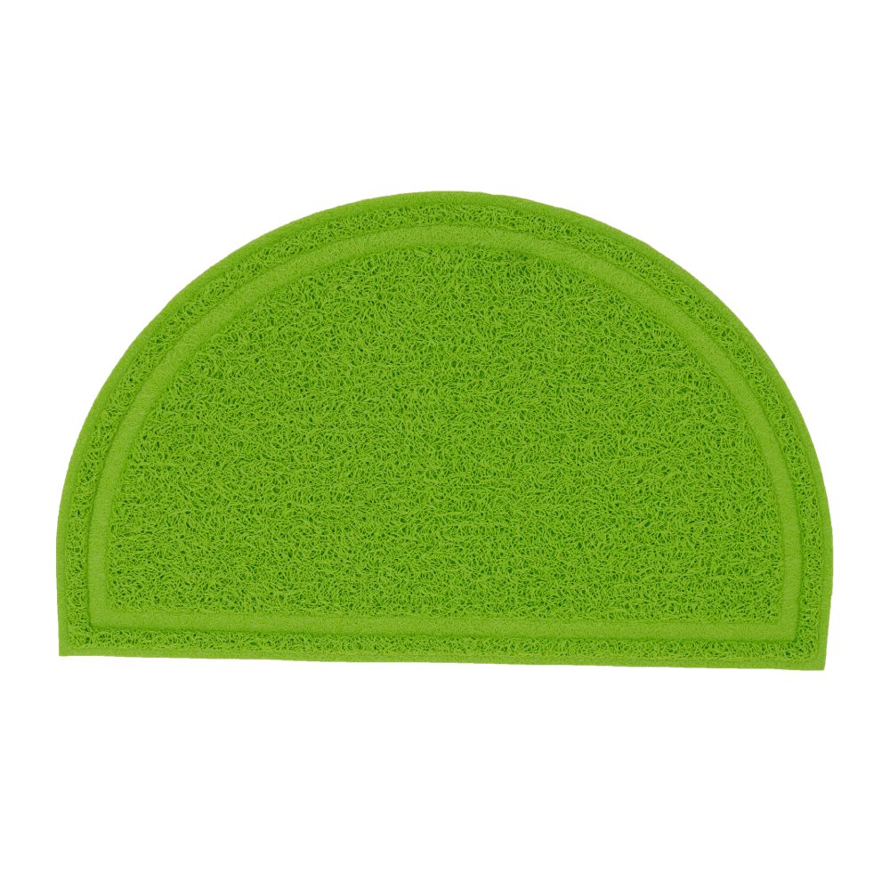 PL - Half-Moon Shape Cat Litter Mat (40 X 25 CM)