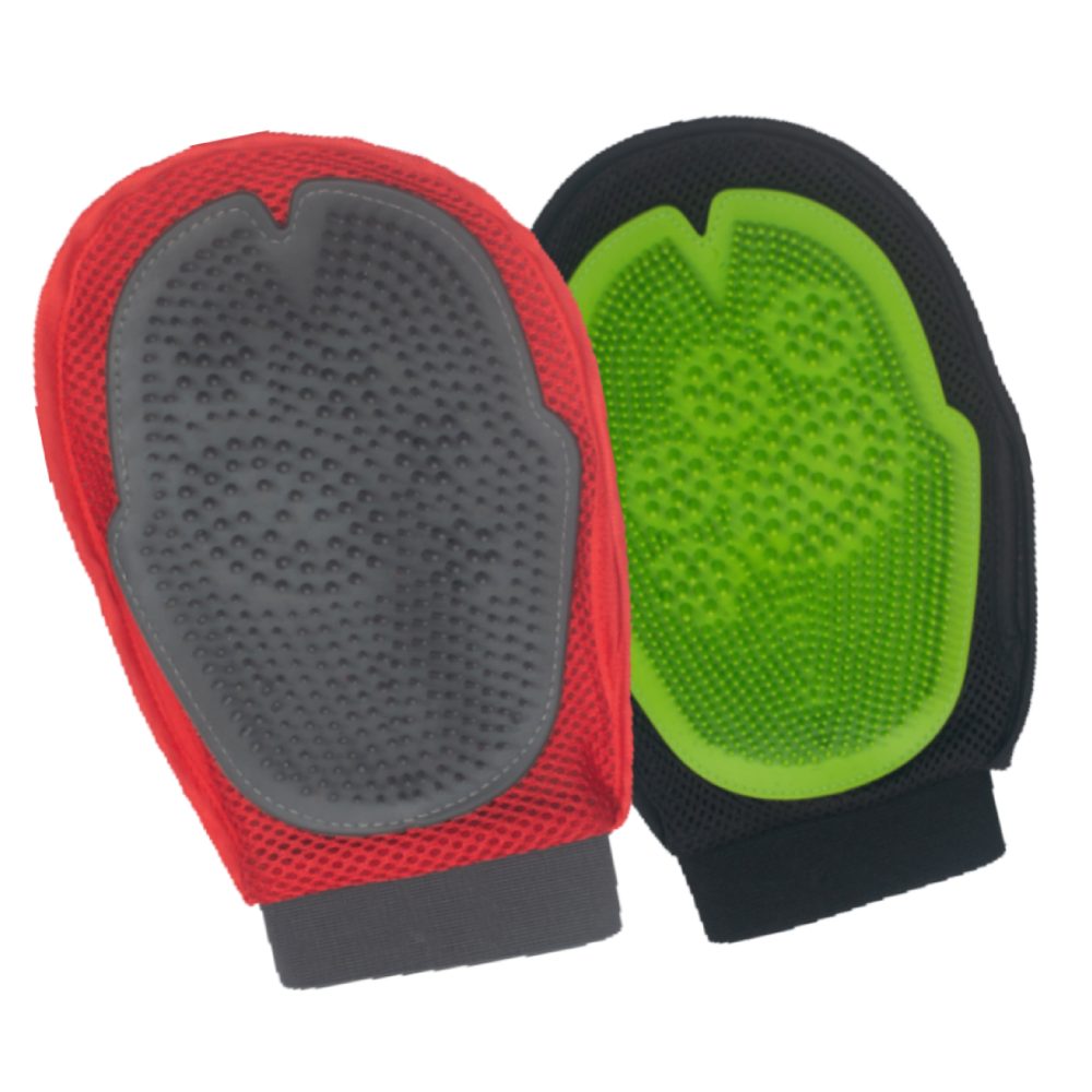 Magic Grooming Gloves for Dogs & Cats - Gentle Hair Removal & Massage Brush