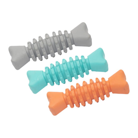 Pets Lounge Ribbed Bone Chew Toy for Dogs