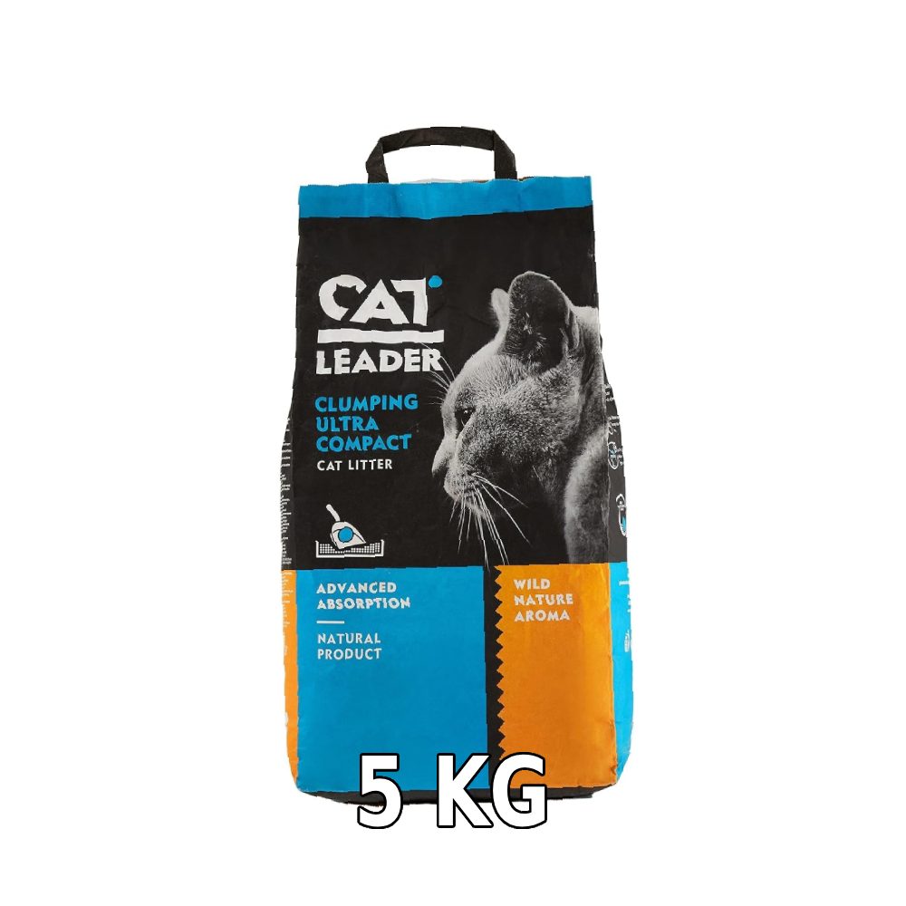 Cat Leader - Clumping Clumping Ultra Compact Cat Litter - Baby Powder