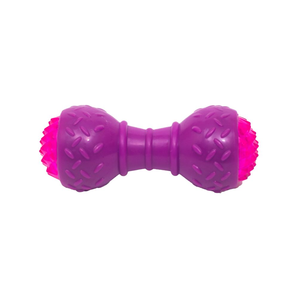 PL - Flashing LED Dumbbell Chew Toy - Small