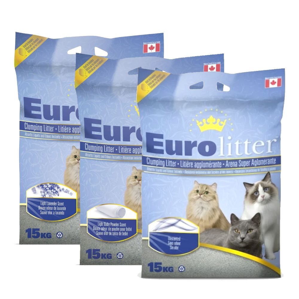 Eurolitter - Premium Cat Litter- 15KG