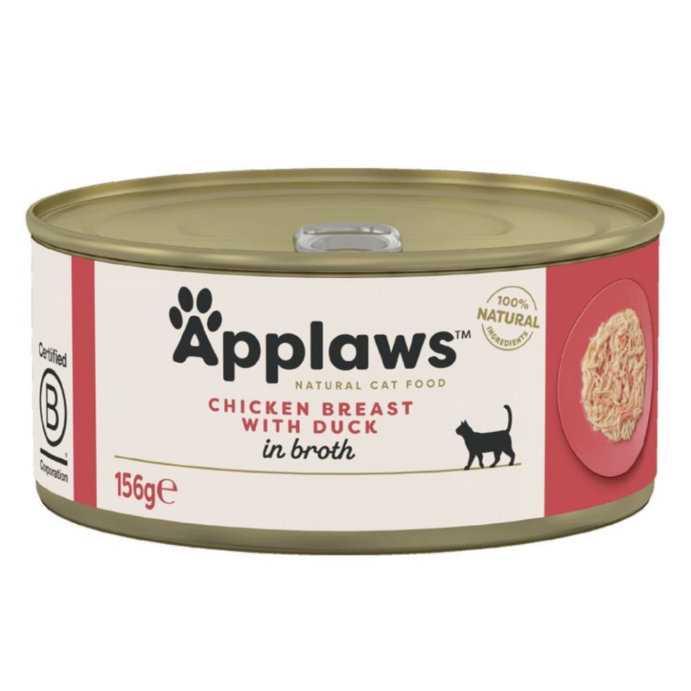 Applaws - Cat Chicken With Duck 156G Tin