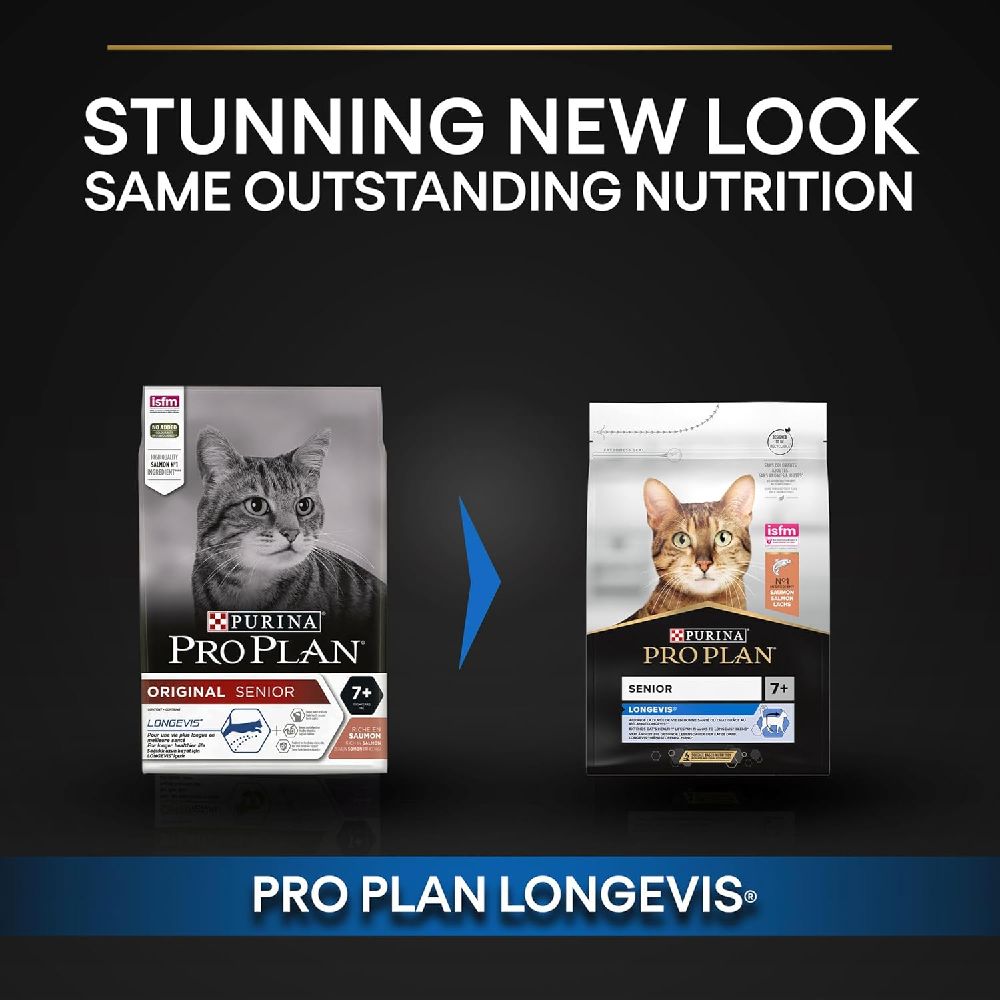 Pro Plan Original Senior 7+ Years Cat Salmon With Longevis, 3KG