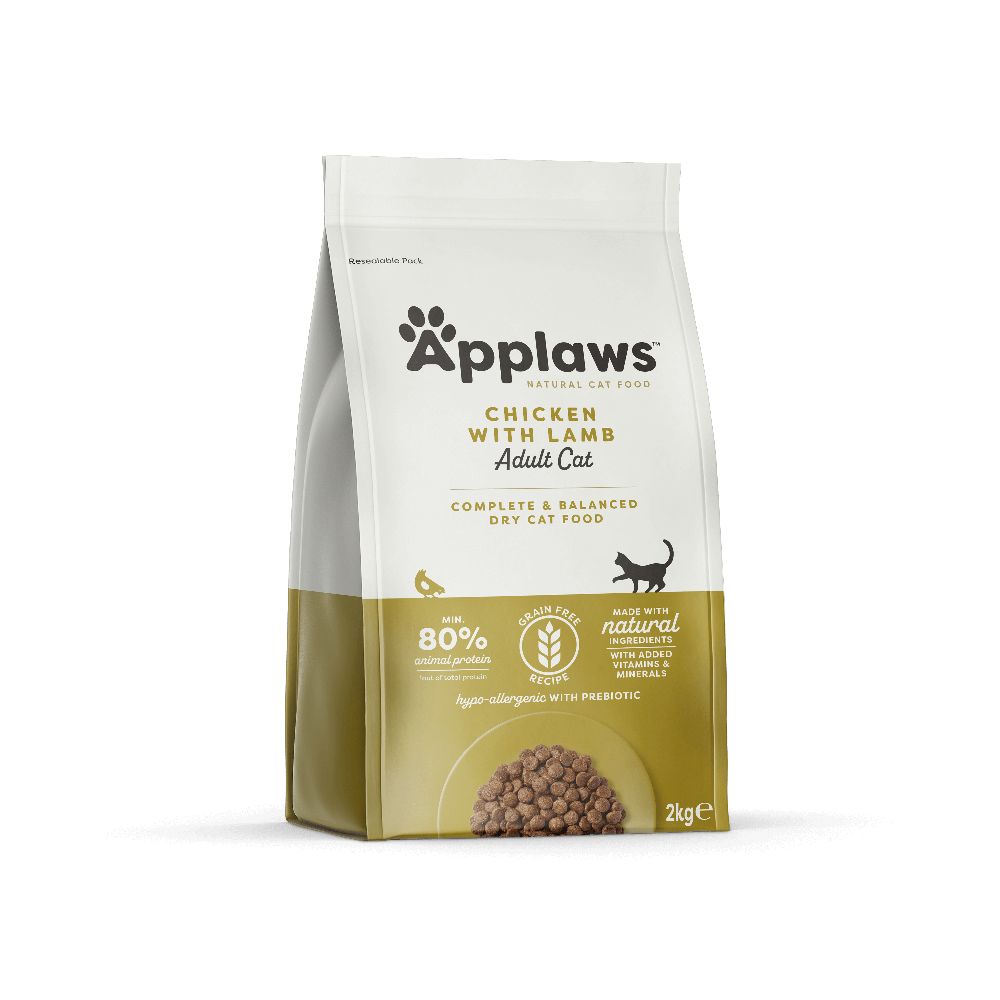 Applaws - Chicken & Lamb Dry Adult Cat Food 2KG