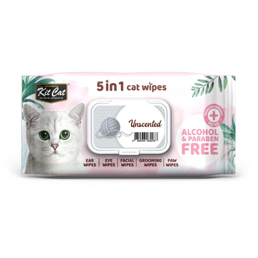Kit Cat - 5-In-1 Cat Wipes