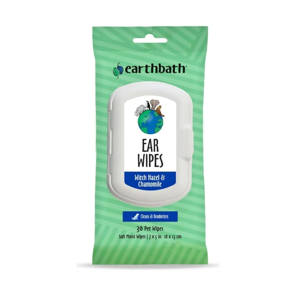Earthbath - Ear Wipes (Witch Hazel & Chamomile) – 30 Wipes