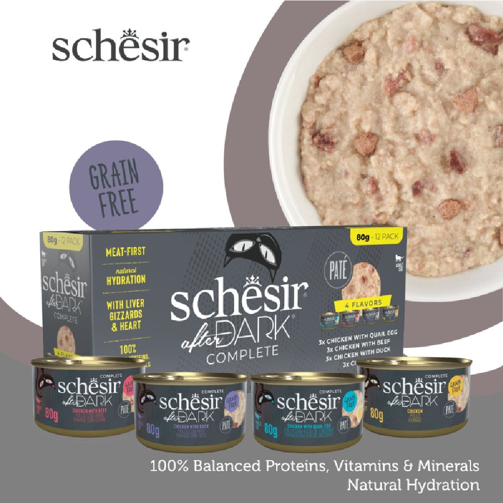 Schesir - After Dark Pate For Cat 80g