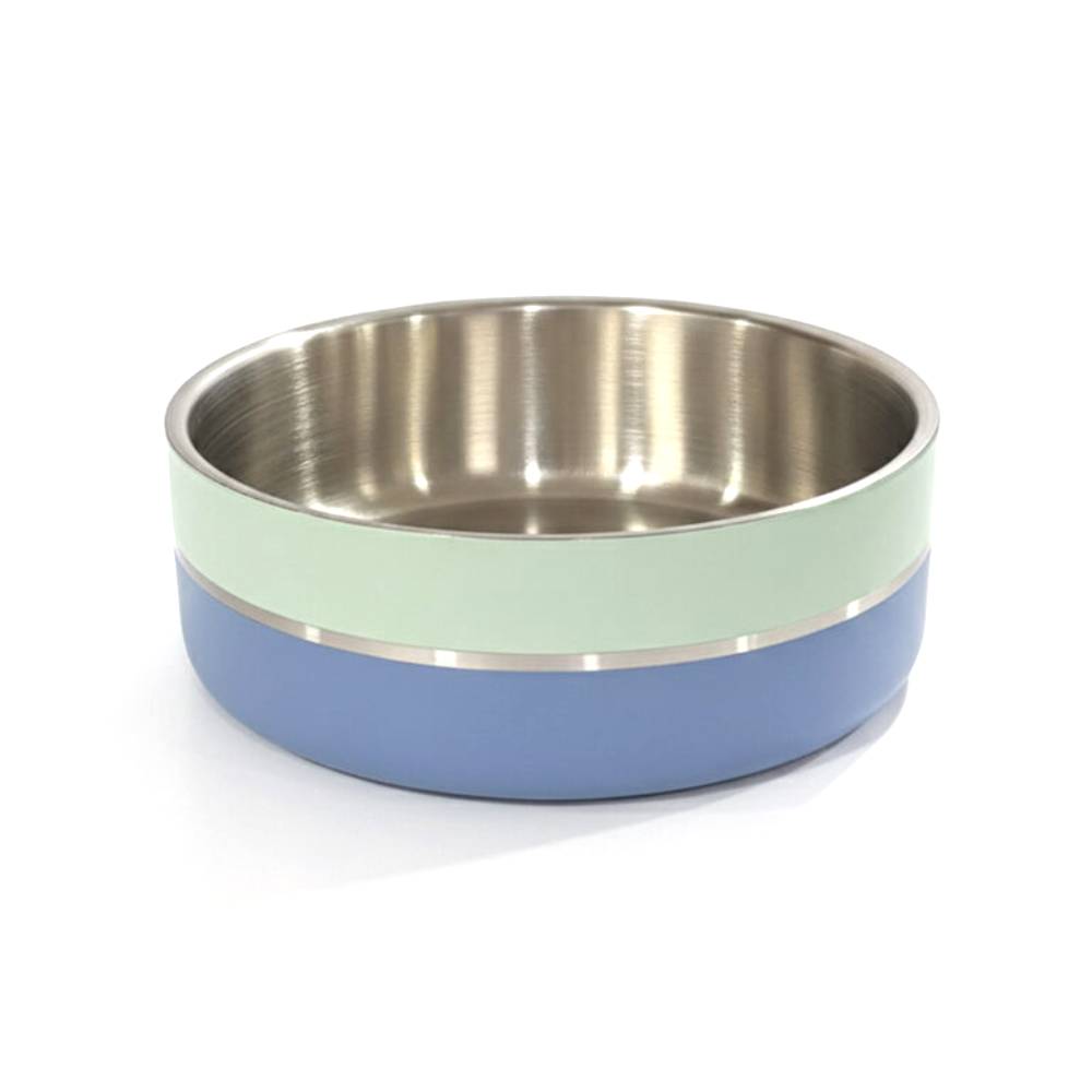 Saluki - Stainless Steel Double Wall Dog Bowls – Two Tone