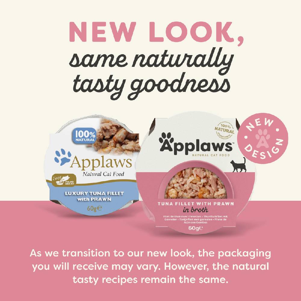 Applaws - Tuna with Prawn Adult Wet Cat Food 60g Pot
