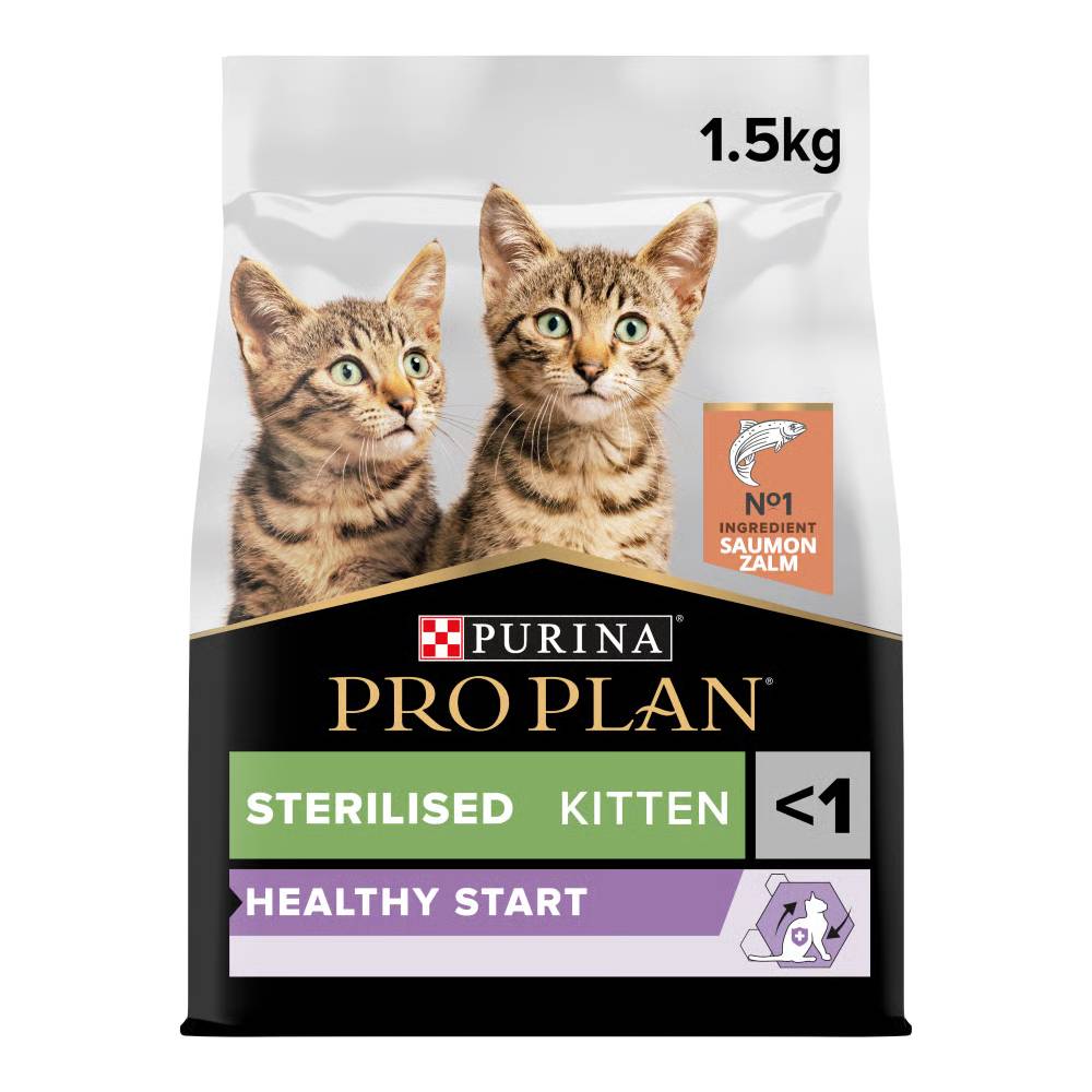 Pro Plan - Sterilised Kitten Healthy Start, Dry Cat Food With Salmon - 1.5 Kg