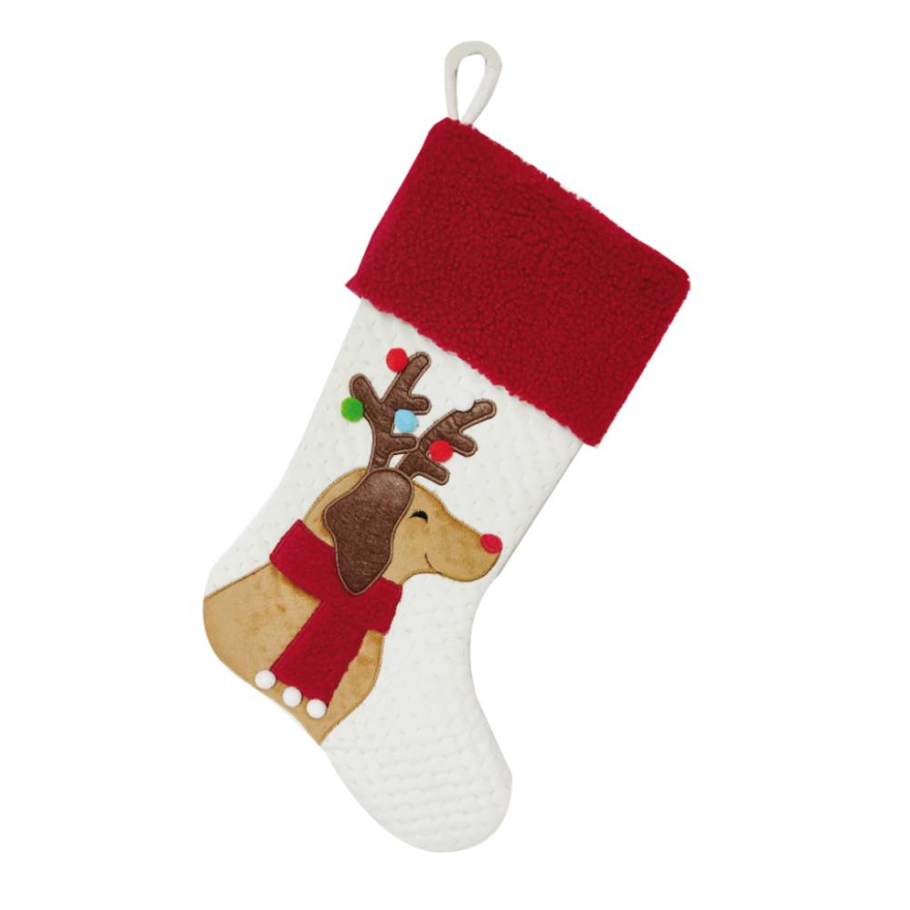 Croci - Christmas Sock Dog - 44 x 28 cm