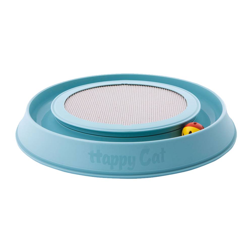 Georplast - Happy Cat Cardboard Scratcher + Toy