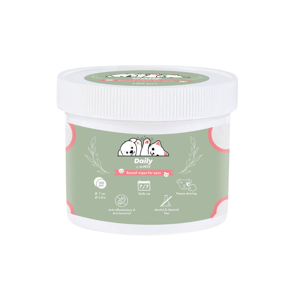 M-PETS - Daily Round Wipes for Eyes 100 pcs