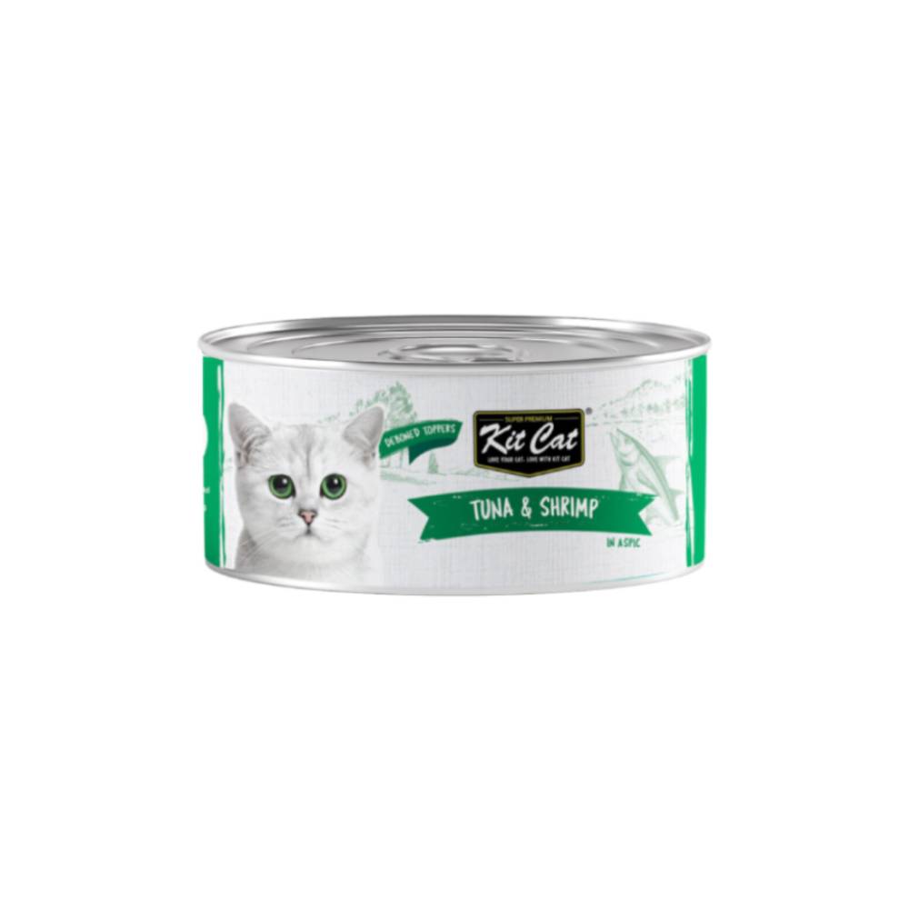 Kit Cat - Tin - Tuna & Shrimp Toppers 80G