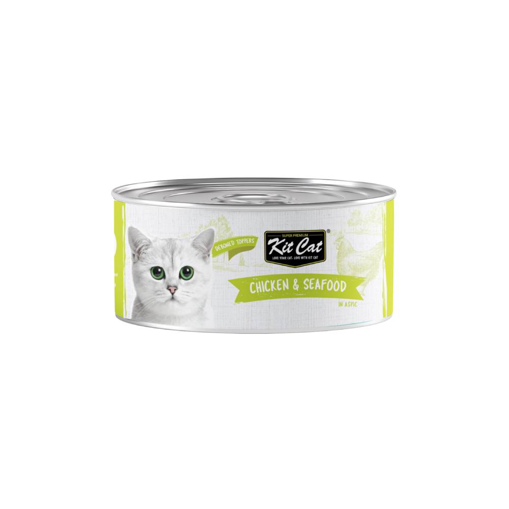 Kit Cat - Chicken & Seafood Toppers 80G