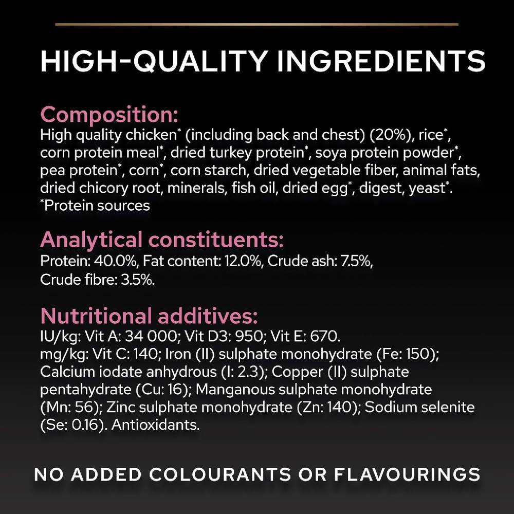 Pro Plan - Sterilised Adult Delicate Digestion Dry Cat Food With Chicken, 3 KG