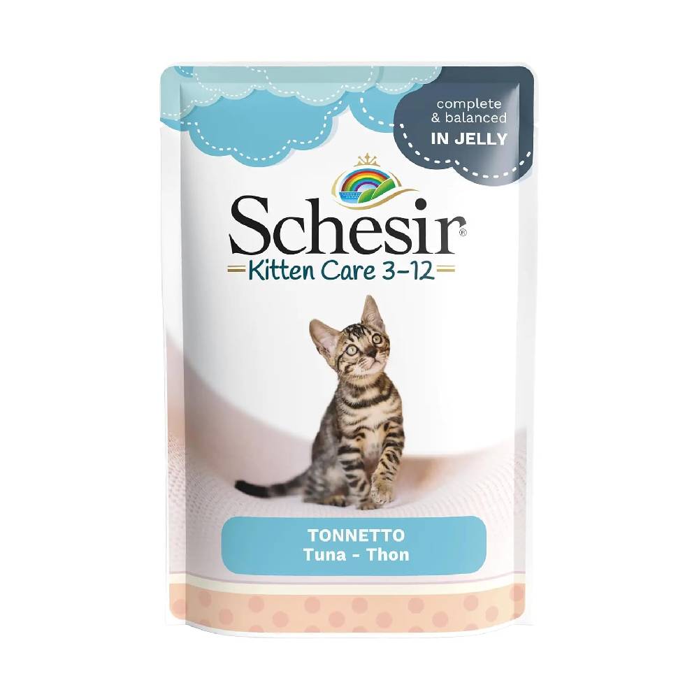 Schesir - Cat Pouch Jelly Tuna For Kitten - 85 G