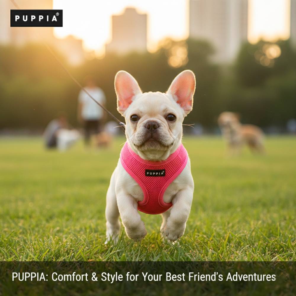 Puppia - Neon Soft Harness - Pink