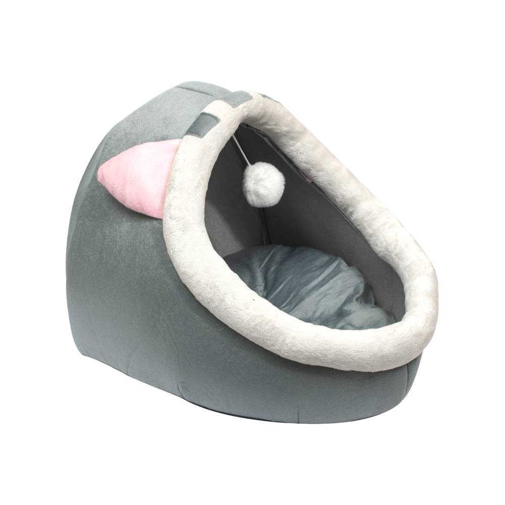 PL - Large Cat Cave Bed 48*48*40Cm - Grey