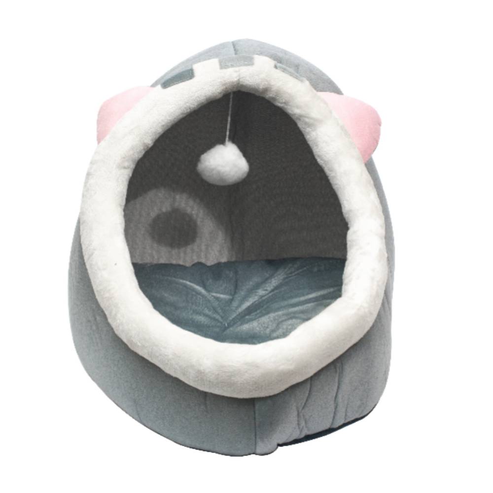 PL - Large Cat Cave Bed 48*48*40Cm - Grey