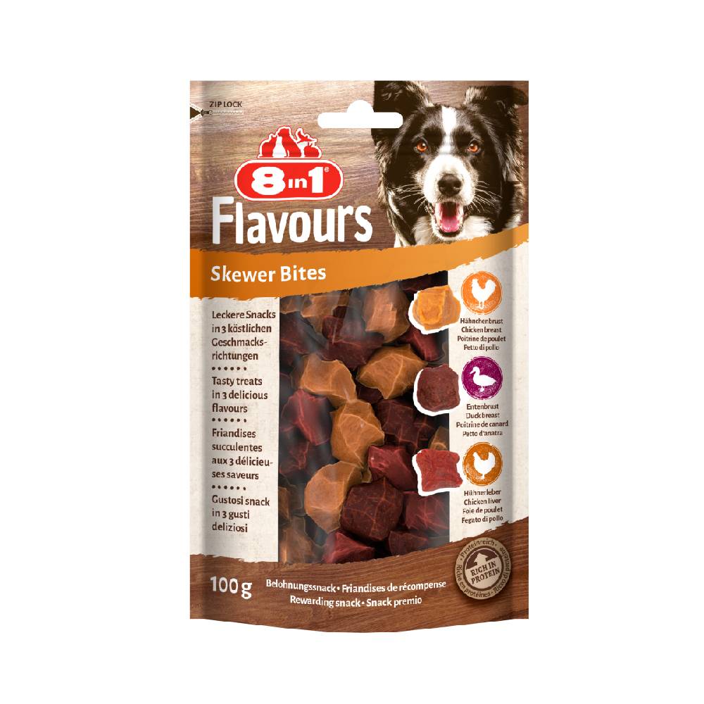 8in1 - Flavours Skewer Bites 100 g