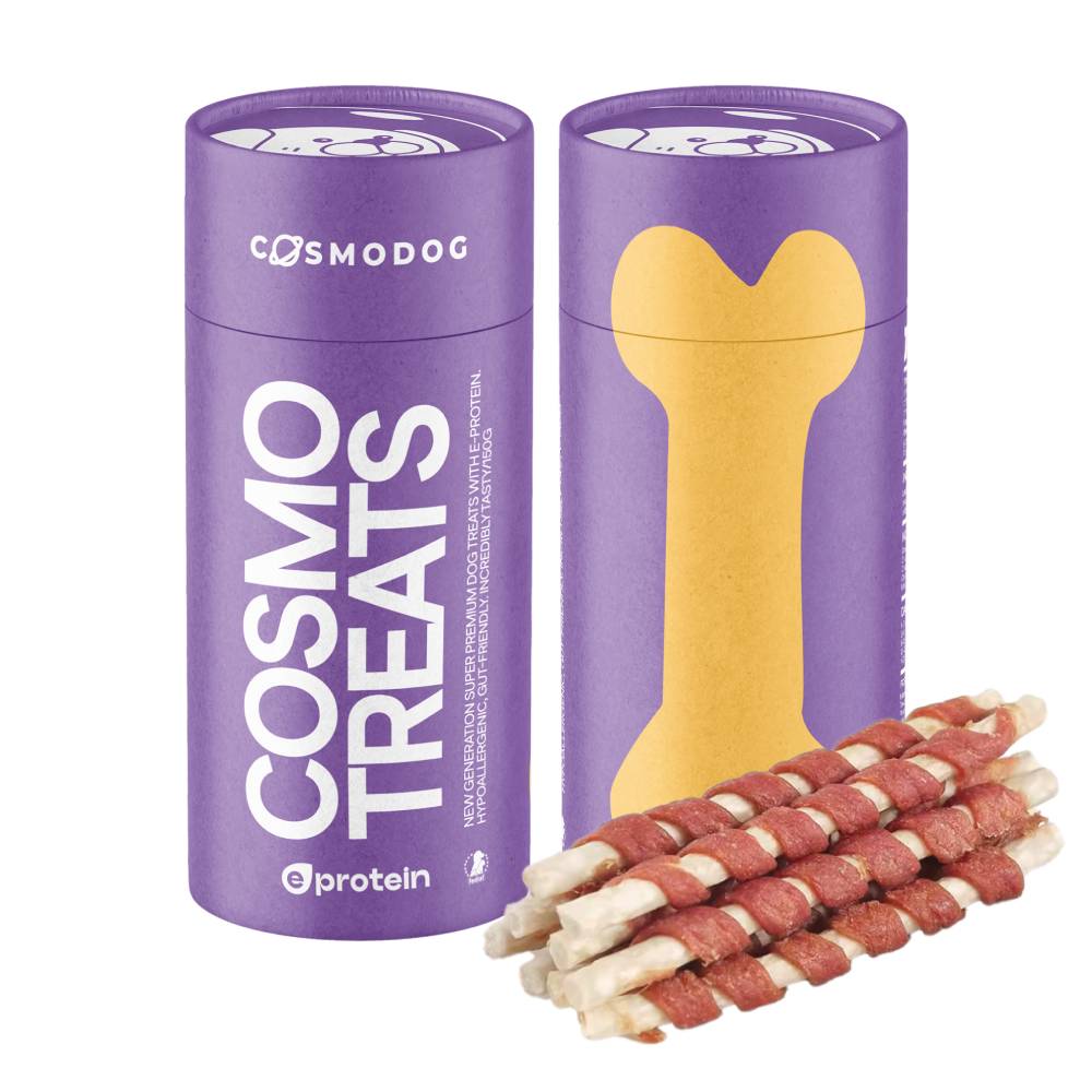 Cosmopet CosmoDog Treats Tube 150g – Insect Protein, Hypoallergenic & Sustainable | 3 Variants