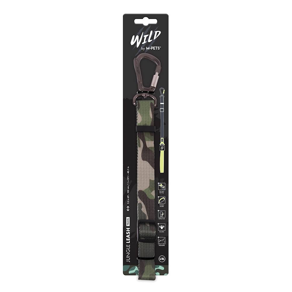 M-PETS - Wild Jungle Leash Travel L-XL