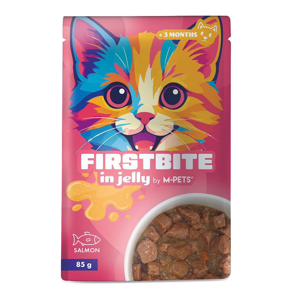 M-PETS - Firstbite Cat Wet Food Pouches in Jelly - 85g