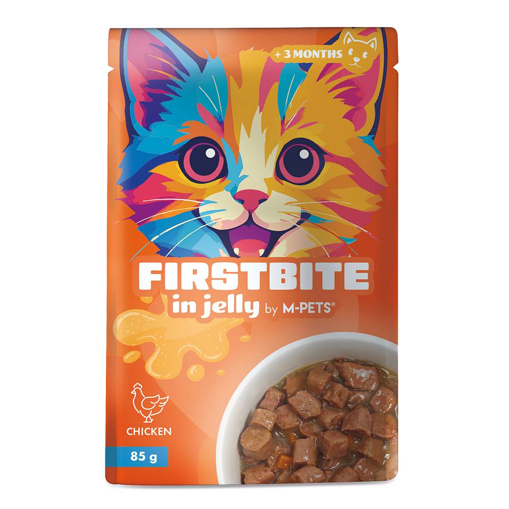 M-PETS - Firstbite Cat Wet Food Pouches in Jelly - 85g