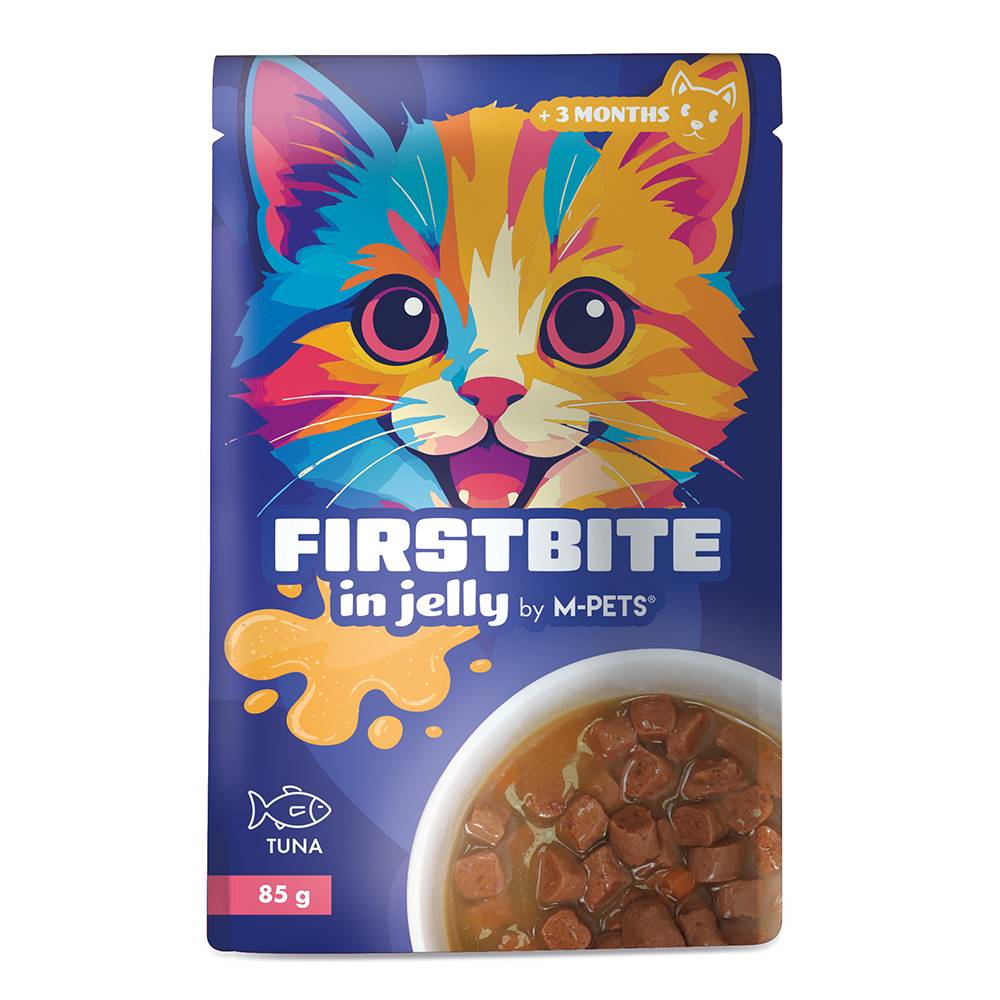 M-PETS - Firstbite Cat Wet Food Pouches in Jelly - 85g