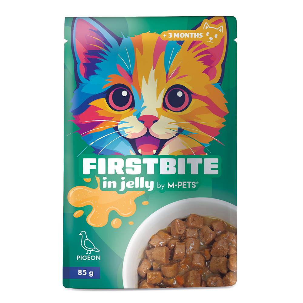 M-PETS - Firstbite Cat Wet Food Pouches in Jelly - 85g