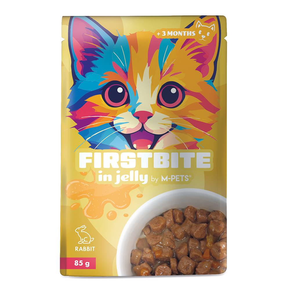 M-PETS - Firstbite Cat Wet Food Pouches in Jelly - 85g