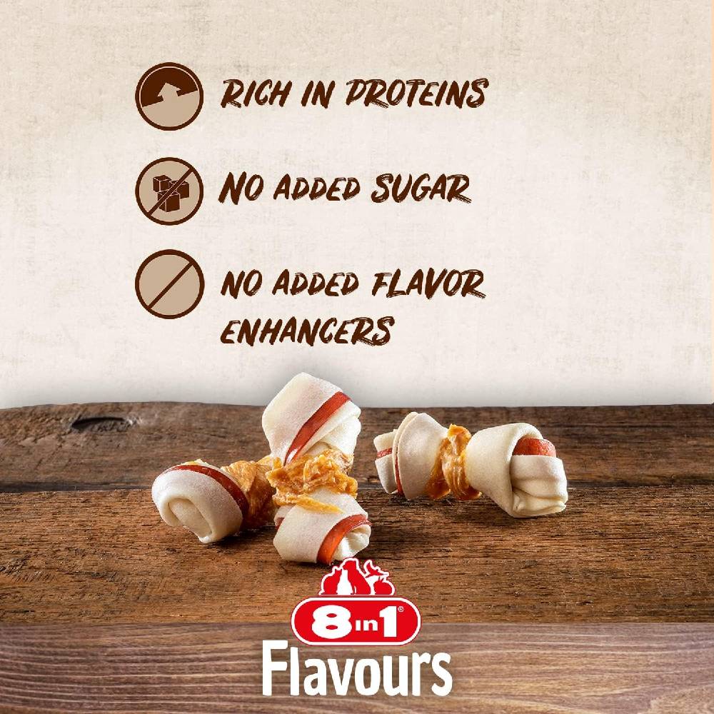 8in1 Triple Flavour Bones XS, 7pcs, 98 g