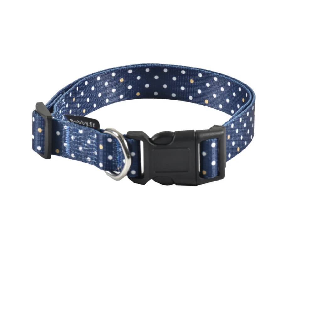 Bobby - Pretty Dog Collar, Marine