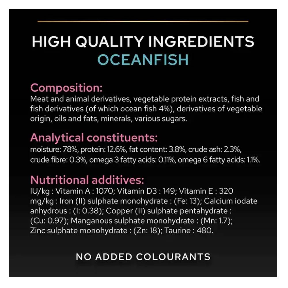 Purina - Pro Plan Delicate Digestion Ocean Fish & Turkey Adult Wet Cat Food (10x85g)