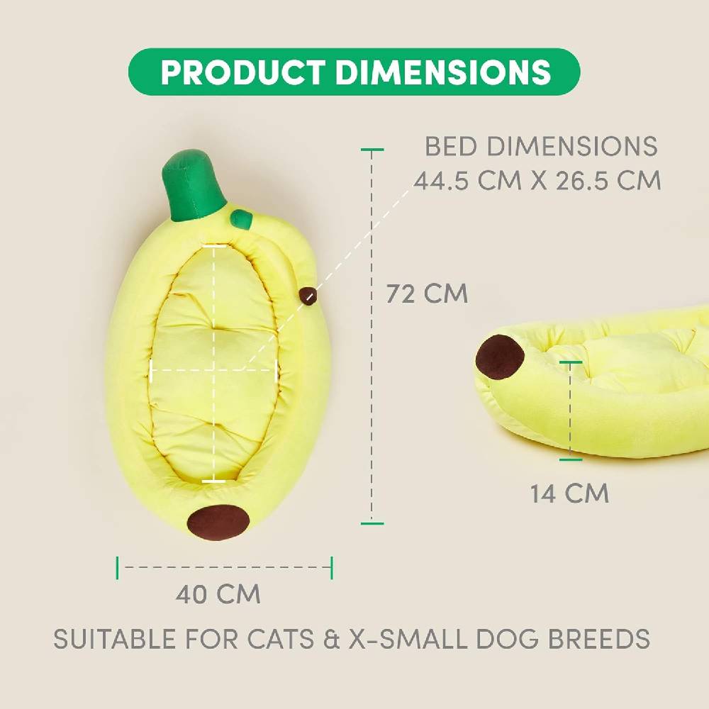FOFOS Banana Pet Bed