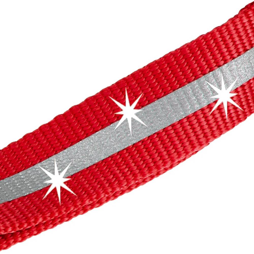 Ferplast Club Reflex G Reflective Nylon Dog Leash – Red, 120cm