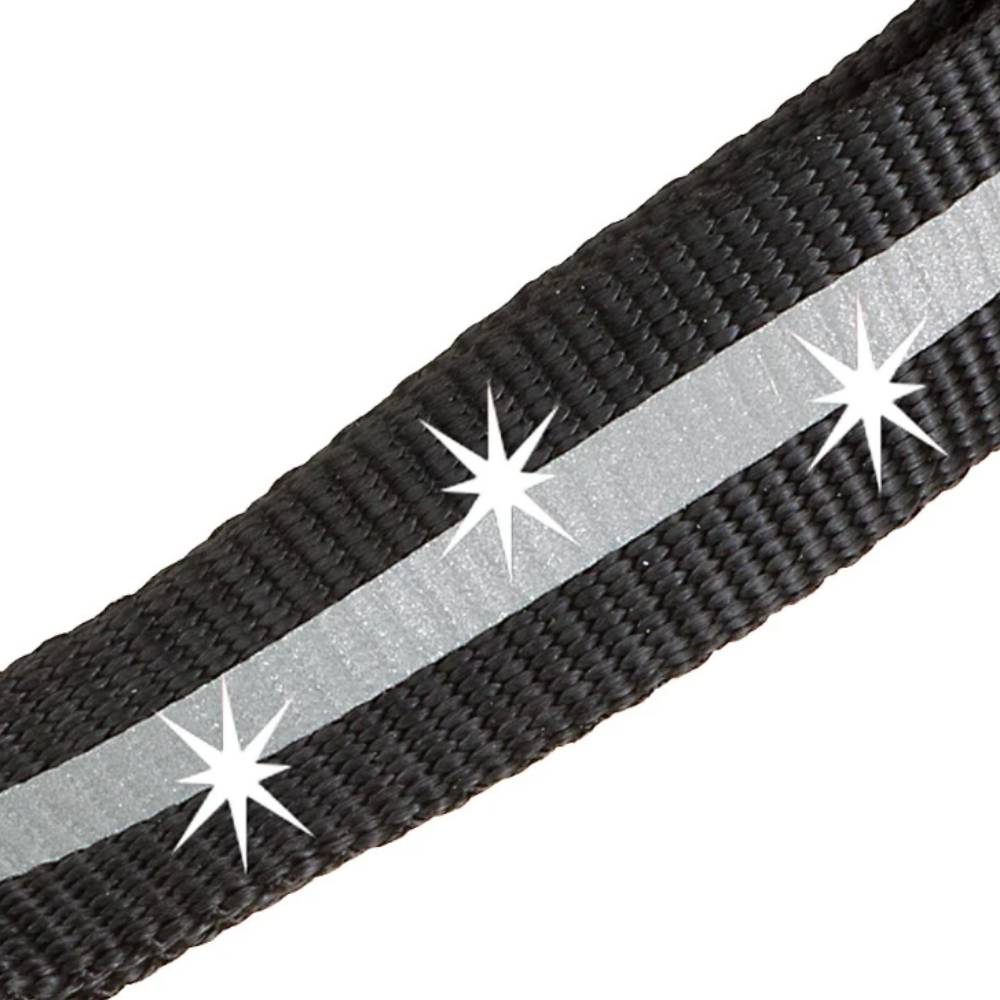 Ferplast Club Reflex G Reflective Nylon Dog Leash – Black, 120cm