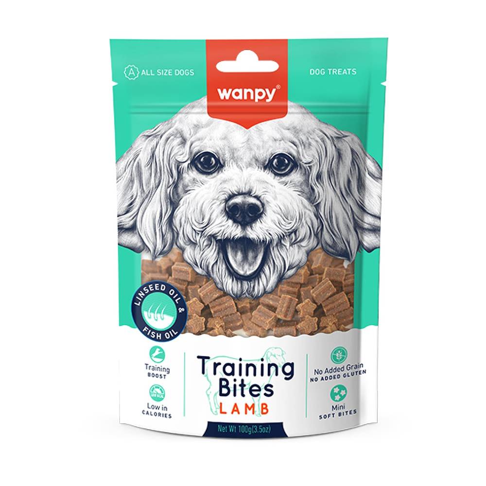 Wanpy Training Bites – Lamb & Liver Recipe | Grain-Free Dog Treats 100g