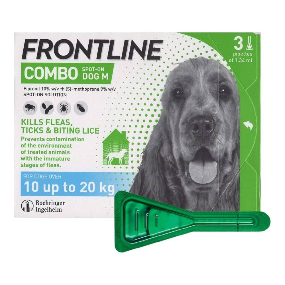 Frontline Combo Spot-On Flea & Tick Treatment for Cats & Dogs