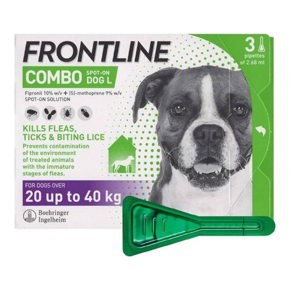 Frontline Combo Spot-On Flea & Tick Treatment for Cats & Dogs