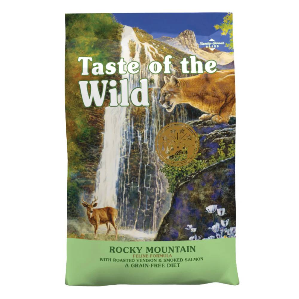 Taste of the Wild Rocky Mountain Grain-Free Dry Cat Food – Venison & Salmon