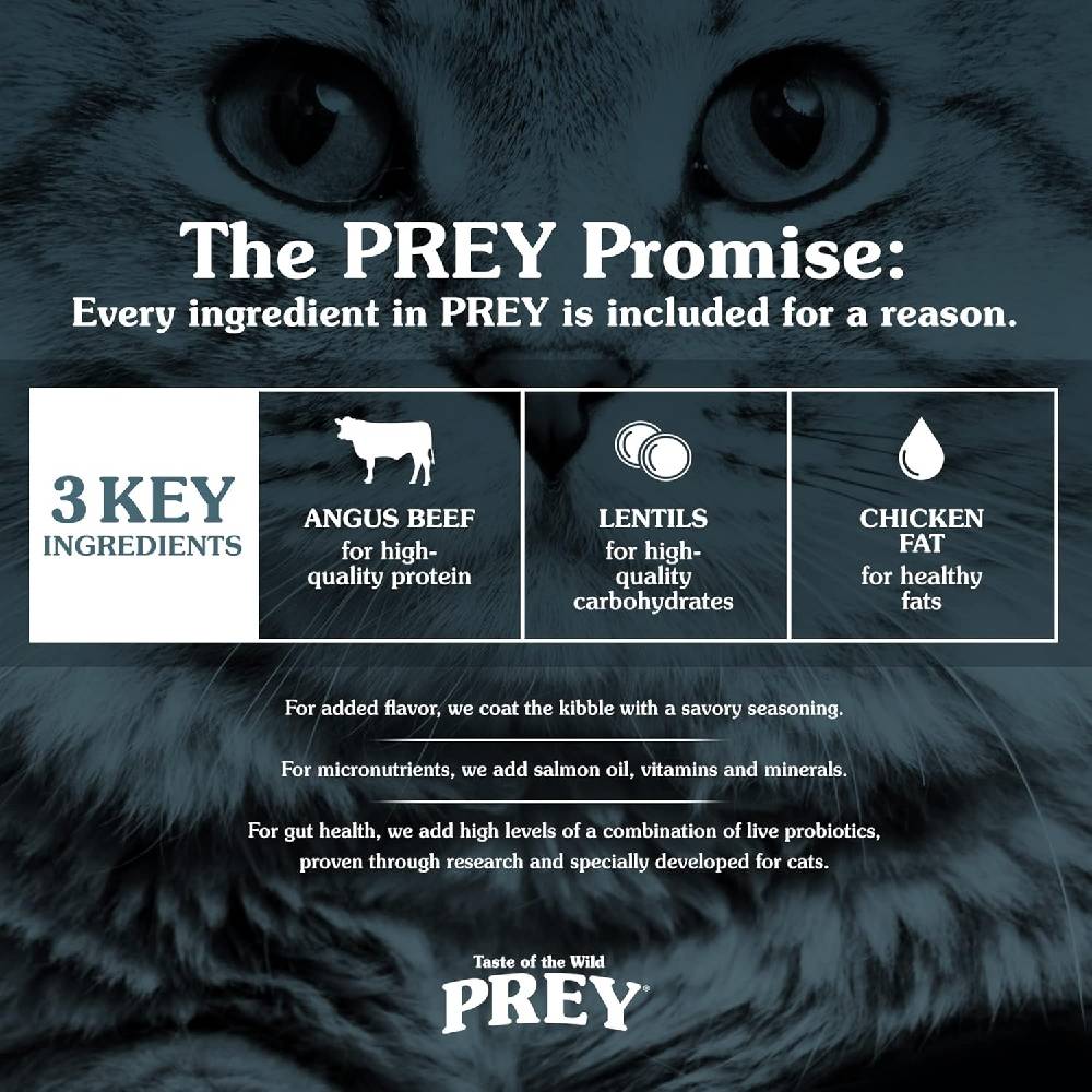 Taste of the Wild PREY Angus Beef Limited Ingredient Dry Cat Food