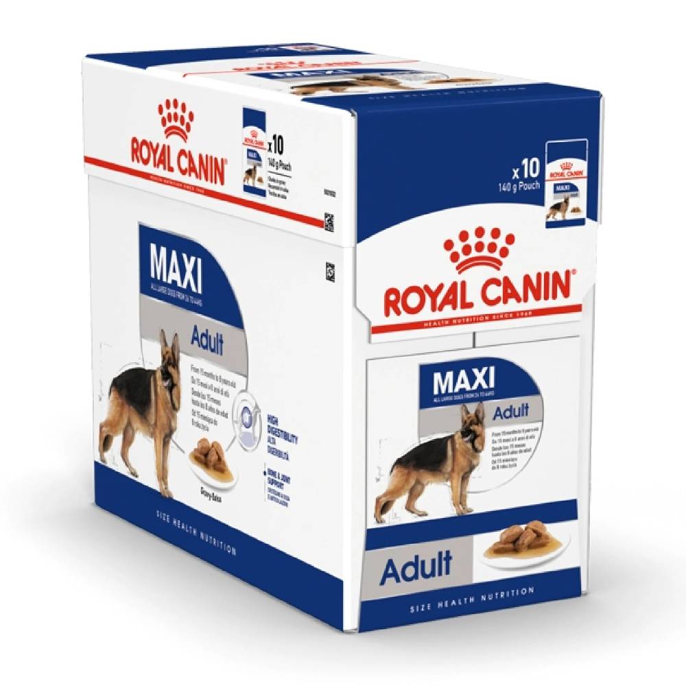 Royal Canin Maxi Adult Wet Dog Food Pouches 140g