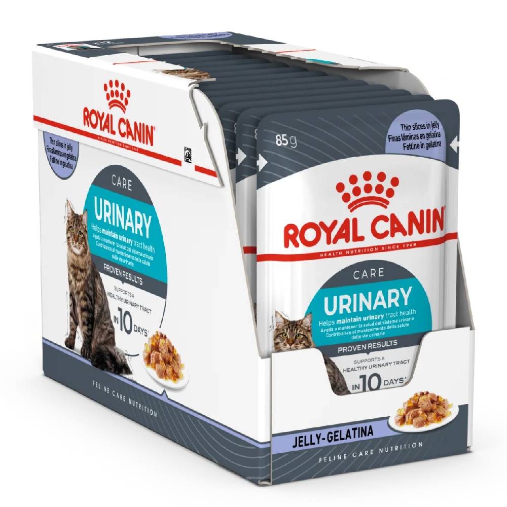 Royal Canin Feline Care Nutrition Urinary Care Wet Food in Jelly – Pouches