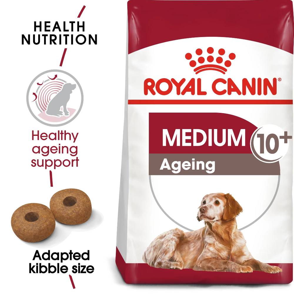 Royal Canin Medium Ageing 10+ Senior Dry Dog Food – 3 kg