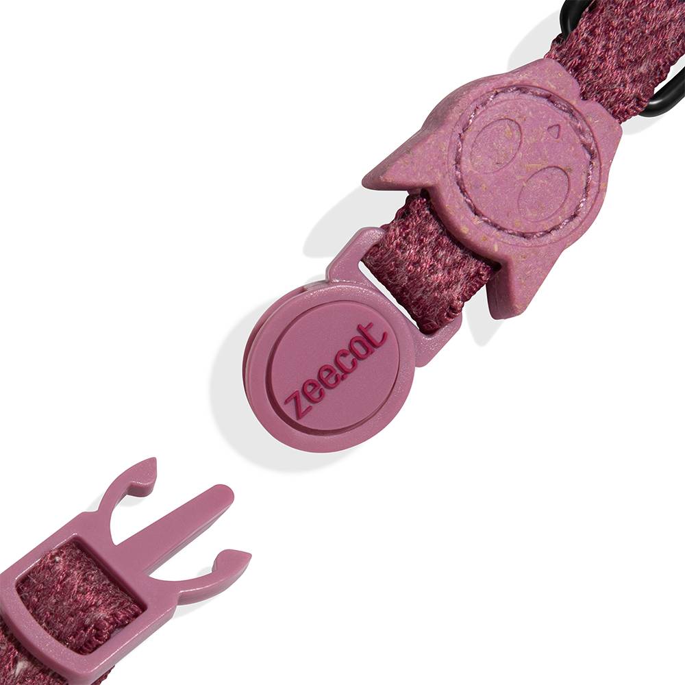 Zee.Cat Naturals Cat Collar – Flax Linen & Natural Fibre, Adjustable 20–30cm
