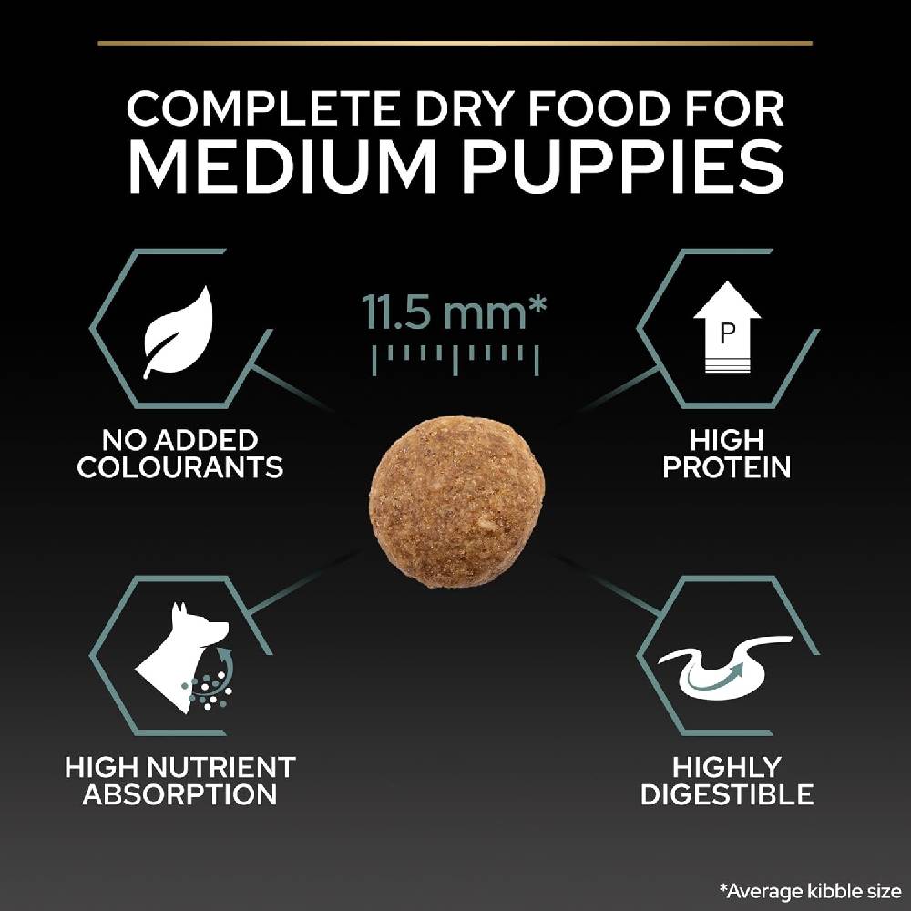 Purina Pro Plan Medium Puppy Sensitive Digestion Dry Dog Food – Lamb 3kg