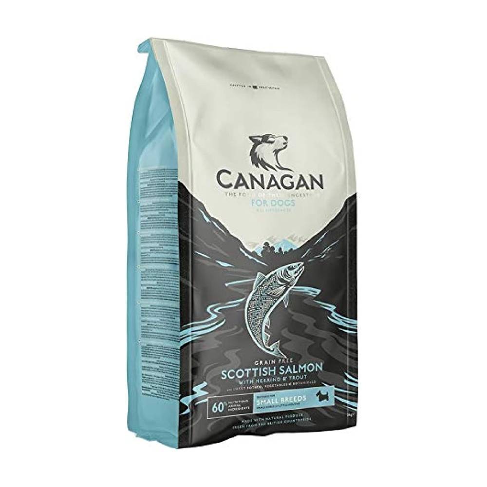 Canagan Scottish Salmon Grain Free Dry Dog Food for Small Breeds 2kg